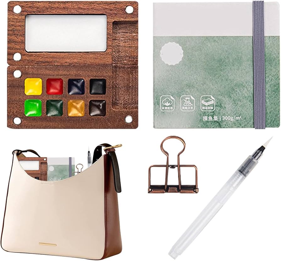 Amazon.co.jp: ミニ水彩パレット 水彩画キット 水彩用のスケッチブック Amazon.co.jp: ミニ水彩パレット 水彩画キット 水彩用のスケッチブック